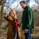 Charlie (Florence Pugh) and Becker (Alexander Skarsgård)